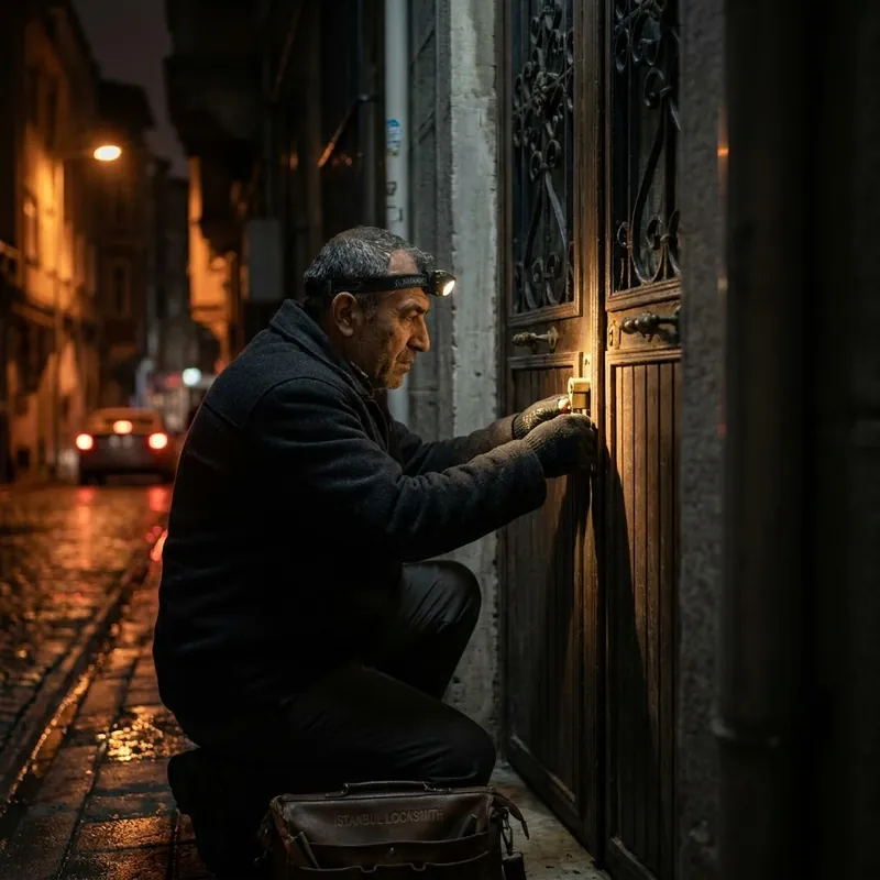 Anahtarsız kapı açma